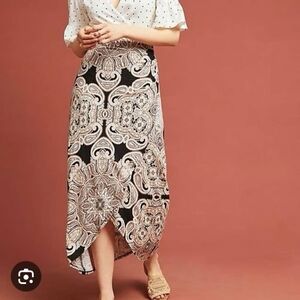 Anthropologie Maeve Midi Skirt